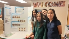 Students present their science fair project