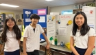 childen on science fair projects and experiments