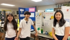 Students present their science fair project