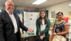 Students present their science fair project