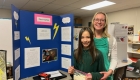 Students present their science fair project