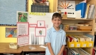 Students present their science fair project