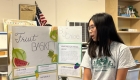 Students present their science fair project