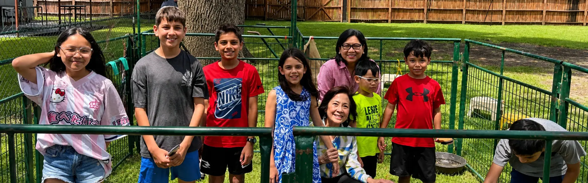 a group of teachers and students in a field trip